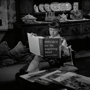 Susan reads Physics for the Inquiring Mind by Eric M. rogers