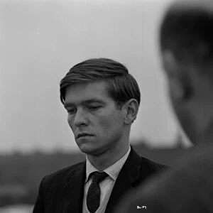 Tom Courtenay on the set of Billy Liar (1963)