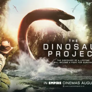 UK quad artwork for the film The Dinosaur Project (2012)