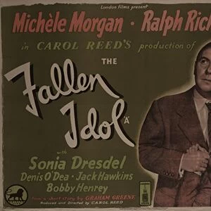 UK quad artwork for the release of Carol Reeds The Fallen Idol (1948)
