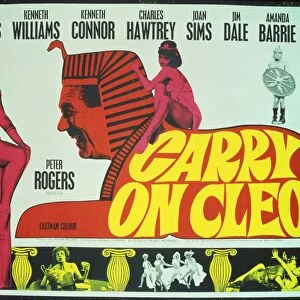 UK quad poster for Carry On Cleo (1965)