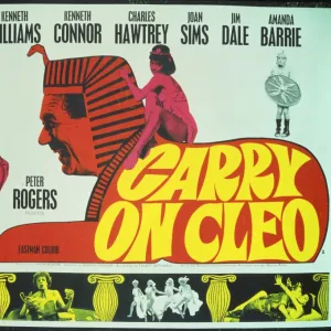 UK quad poster for Carry On Cleo (1965)