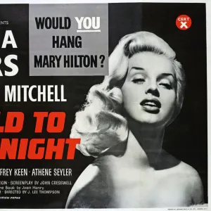 UK quad poster for the release of Yield to the Night (1956)