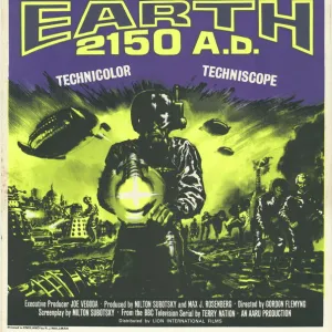 UK One Sheet poster for Daleks Invasion Earth 2150 AD (1966)