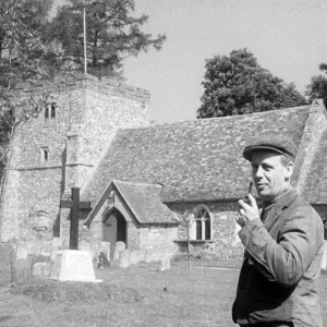 Black and White Film Print of a 1942 British War Drama Black and White Film Print of a 1942 British War Drama