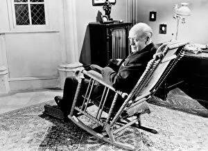 Interiors Collection: Alastair Sim as Inspector Poole in a scene from An Inspector Calls (1954)