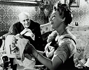 Interiors Prints: Alastair Sim and Olga Lindo in a scene from An Inspector Calls (1954)
