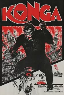 KONGA (1961) Collection: Alternative Konga UK one sheet