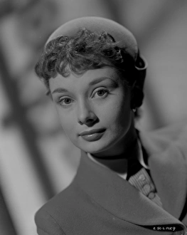 Audrey Hepburn in a publicity portrait for Young Wives Tale