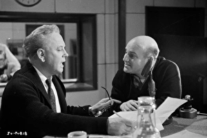 <b class=qtipBold><figcaption>Billy Liar</figcaption></b><br>Godfrey Winn, John Schlesinger on the set of Billy Liar<br><em>© Copyright © Studiocanal Films Ltd</em> Billy Liar