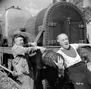 The bishop and Vicar struggle with the Thunderbolt