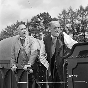 The bishop and Vicar with the Thunderbolt