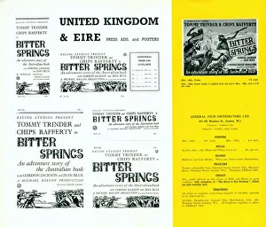<b class=qtipBold><figcaption>Bitter Springs (1950)</figcaption></b><br>Original UK pressbook for the release of the Ealing Studios film directed by Ralph Smart<br><em>© Copyright Studiocanal Films Ltd</em> Bitter Springs (1950)