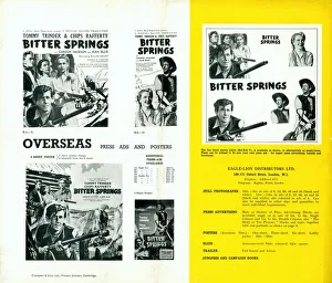 <b class=qtipBold><figcaption>Bitter Springs (1950)</figcaption></b><br>Original UK pressbook for the release of the Ealing Studios film directed by Ralph Smart<br><em>© Copyright Studiocanal Films Ltd</em> Bitter Springs (1950)