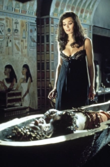<b class=qtipBold><figcaption>Blood From The Mummy's Tomb (1971)</figcaption></b><br>Valerie Leon as Margaret Fuchs/Queen Tera in a scene from the Hammer Horror written by Christopher Wicking, directed by Seth Holt and completed by Michael Carreras.<br><em>© Copyright Studiocanal Films Ltd</em> Blood From The Mummy's Tomb (1971)
