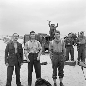 British Soldiers on the beach