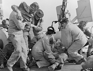 Boat Prints: British soldiers on board