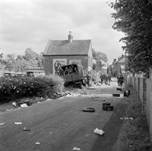 Bombardment Prints: British soldiers on the road to Dunkirk