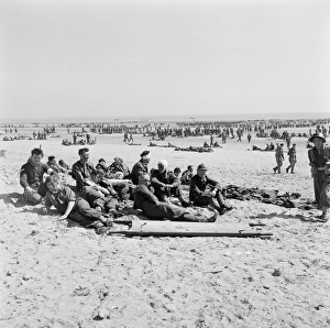 British troops stranded on the beach