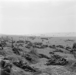 British troops stranded on the beach