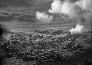 British troops stranded on the beach