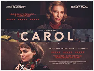 <b class=qtipBold><figcaption>Carol (2015)</figcaption></b><br>UK poster artwork for drama with Cate Blanchett and Rooney Mara.<br><em>© Copyright Studiocanal Films Ltd</em> Carol (2015)