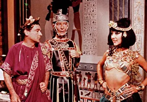 <b class=qtipBold><figcaption>Carry On Cleo (1964)</figcaption></b><br>Kenneth Connor, Kenneth Williams and Amanda Barrie in a scene from Carry On Cleo.<br><em>© Copyright © Studiocanal Films Ltd</em> Carry On Cleo (1964)