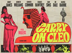 <b class=qtipBold><figcaption>Carry On Cleo</figcaption></b><br>Alternative poster artwork for the release of Peter Rogers' production.<br><em>© Copyright © Studiocanal Films Ltd</em> Carry On Cleo