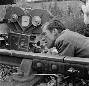 Charles Crichton setting up a shot