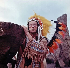Exteriors Collection: Charles Hawtrey in a scene from Carry On Cowboy