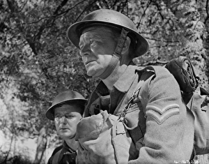 A close up of John Mills