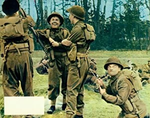 Images Dated 14th December 2017: A colour lobby card for Carry On Sergeant (1958) with a blank space for the exhibitors at the time