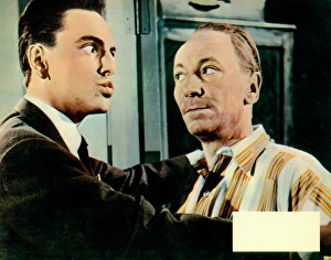 A colour lobby card for Carry On Sergeant (1958) with a blank space for the exhibitors at the time to stamp in the cinemas details