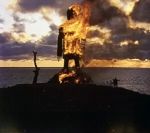 Mystery Collection: A colour production still image from The Wicker Man (1973)