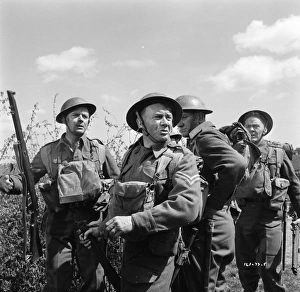 Group Prints: Corporal Bins unit takes stock of the situation in the French countryside