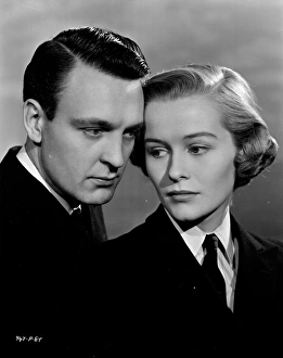 <b class=qtipBold><figcaption>The Cruel Sea (1953)</figcaption></b><br>A publicity portrait of Donald Sinden and Virginia McKenna.<br><em>© Copyright © Studiocanal Films Ltd</em> The Cruel Sea (1953)