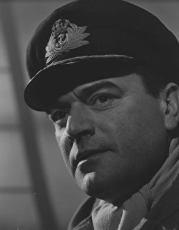 <b class=qtipBold><figcaption>The Cruel Sea (1953)</figcaption></b><br>A portrait of Jack Hawkins as the main character, Ericson, of Charles Frend's war drama.<br><em>© Copyright © Studiocanal Films Ltd</em> The Cruel Sea (1953)