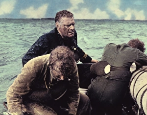 <b class=qtipBold><figcaption>The Cruel Sea</figcaption></b><br>Jack Hawkins in scene from The Cruel Sea<br><em>© Copyright © Studiocanal Films Ltd</em> The Cruel Sea