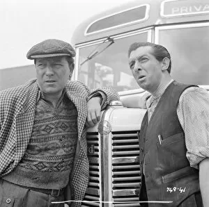 TITFIELD THUNDERBOLT (1953) Collection: Crump and Pearce in front one of the coaches