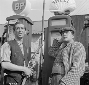 Exteriors Prints: Crump and Pearce at the petrol pump