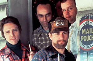 <b class=qtipBold><figcaption>The Deer Hunter</figcaption></b><br>A group shot of Christopher Walken, Robert De Niro, John Cazale and George Dzundza from The Deer Hunter<br><em>© Copyright Studiocanal Films Ltd</em> The Deer Hunter