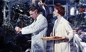 Woman Prints: Dr Decker and Margaret feed the plants