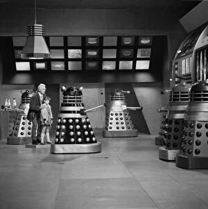 Dr Who And The Daleks 1965 Collection: Dr Who and Susan face The Daleks