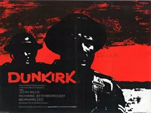 DUNKIRK (1958) Collection: Dunkirk (1958) UK Quad Poster
