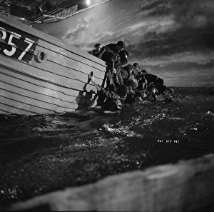 Filming a sequence from Dunkirk (1958) Filming a sequence from Dunkirk (1958)