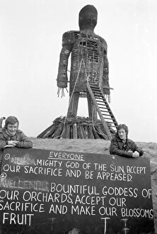 Images Dated 11th November 2012: Filming The Wicker Man