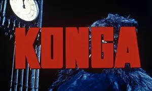 Images Dated 18th April 2018: A frame from the titles sequence of Konga (1961)