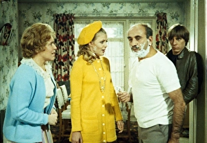 Freds shaving is interrupted