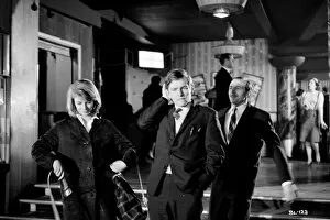 Tom Courtenay Collection: A group shot from dance hall scene in Billy Liar (1963)