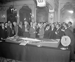 Guests at an event for the release of The Dam Busters in 1955 Guests at an event for the release of The Dam Busters in 1955